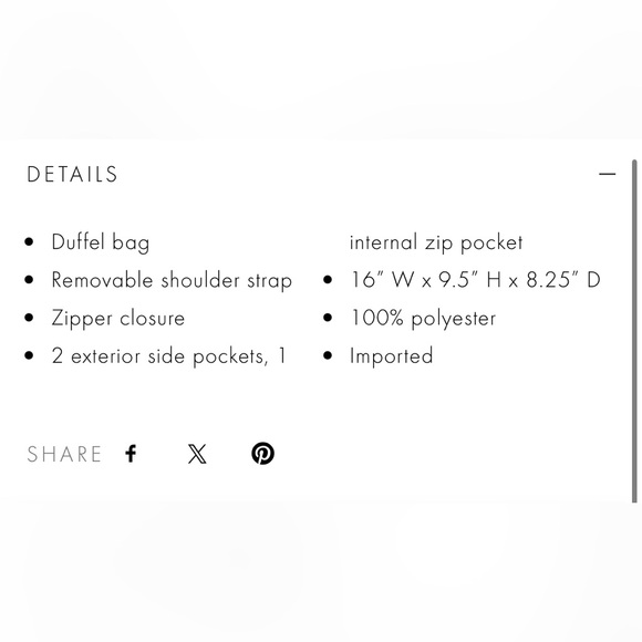 alice + olivia daisy duffel print bag - Picture 5 of 5